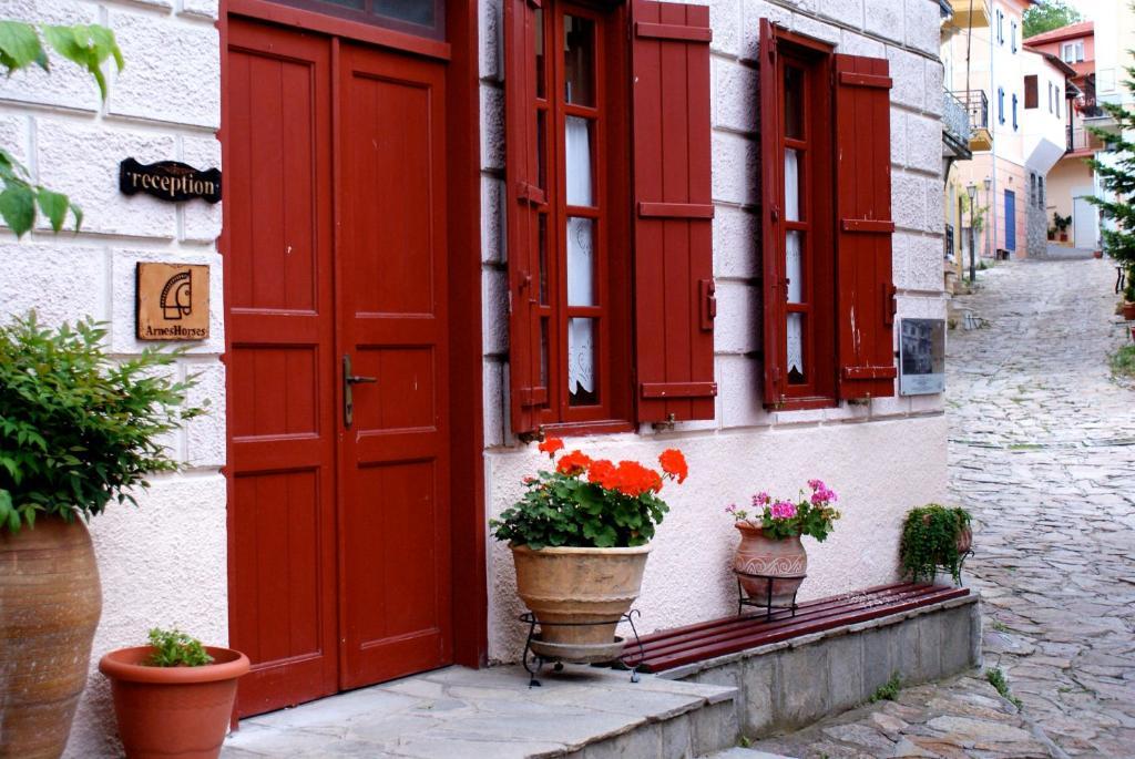 House Mitsiou Traditional Inn Arnaía Esterno foto